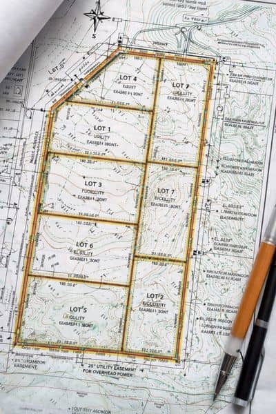 Property boundary map layout - ALTA SURVEY Texas Detailed survey map showing property boundaries and layout, similar to how an ALTA land survey helps evaluate land before selling
